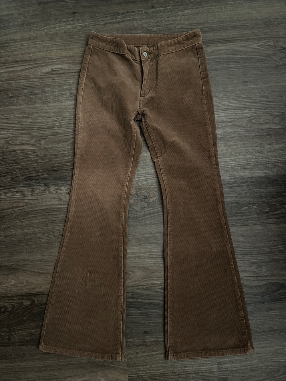 J.Galt Women’s Brown Corduroy Flare Jeans